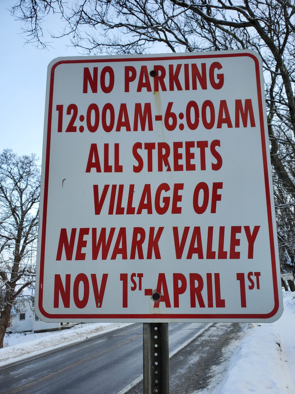 Village of Newark Valley Tioga County New York